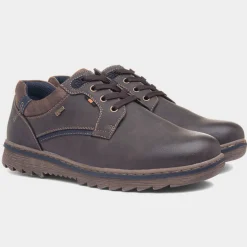 Billy Mens Brown Wider Fitting Lace Up Shoe*Relife Discount