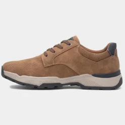 Carl Mens Tan Casual Lace Up Wide Fit Shoe*Relife Clearance