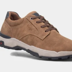 Carl Mens Tan Casual Lace Up Wide Fit Shoe*Relife Clearance