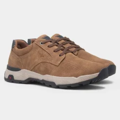 Carl Mens Tan Casual Lace Up Wide Fit Shoe*Relife Clearance