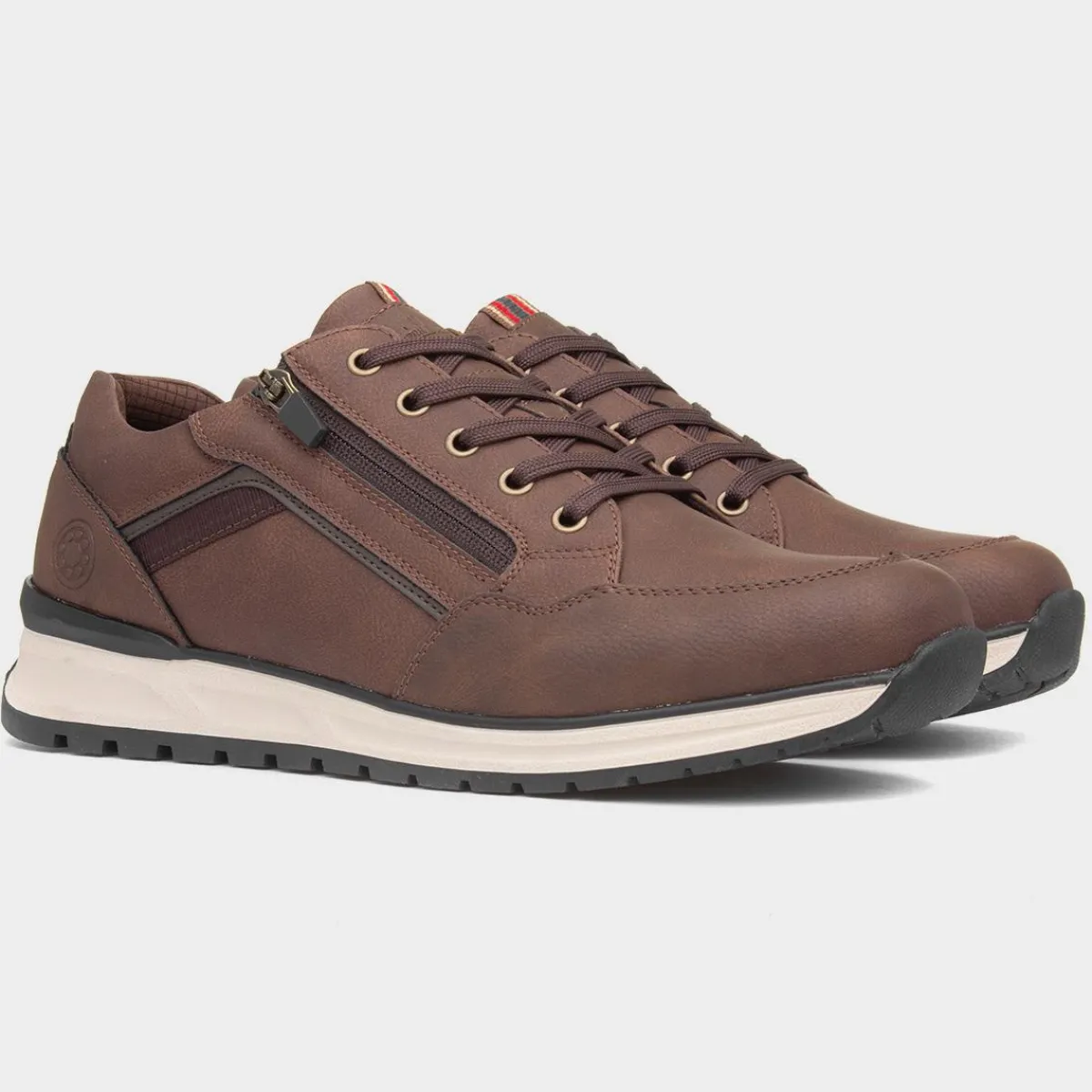 Carson Mens Brown Casual Shoe*Relife Discount