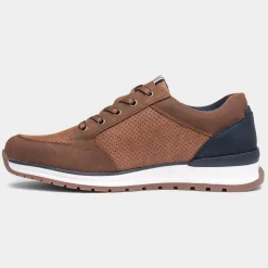 Casey Mens Cognac Brown Lace Up Shoe*Relife Sale
