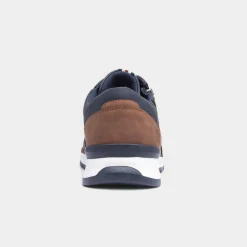 Casey Mens Navy Lace Up Shoe*Relife Clearance