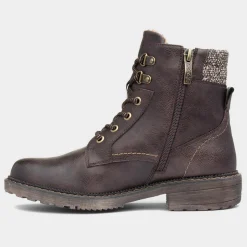 Diana Womens Brown Lace Up Boot*Relife Hot