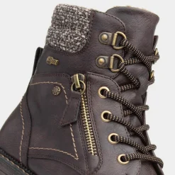 Diana Womens Brown Lace Up Boot*Relife Hot