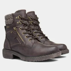 Diana Womens Brown Lace Up Boot*Relife Hot
