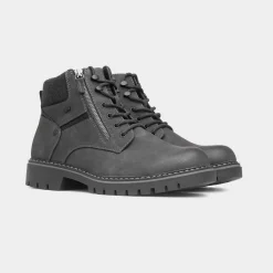 Jay Mens Grey Wide Fit Ankle Boot*Relife Clearance