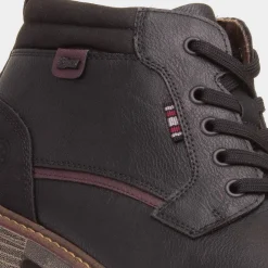Jayden Mens Black Ankle Boot*Relife Discount