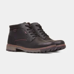 Jayden Mens Black Ankle Boot*Relife Discount