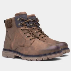 Leema Mens Tan Boot*Relife Clearance