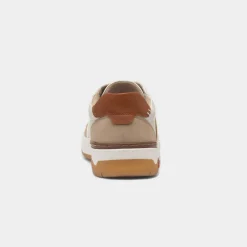 Leon Mens Cream Wide Fit Casual Shoe*Relife Outlet