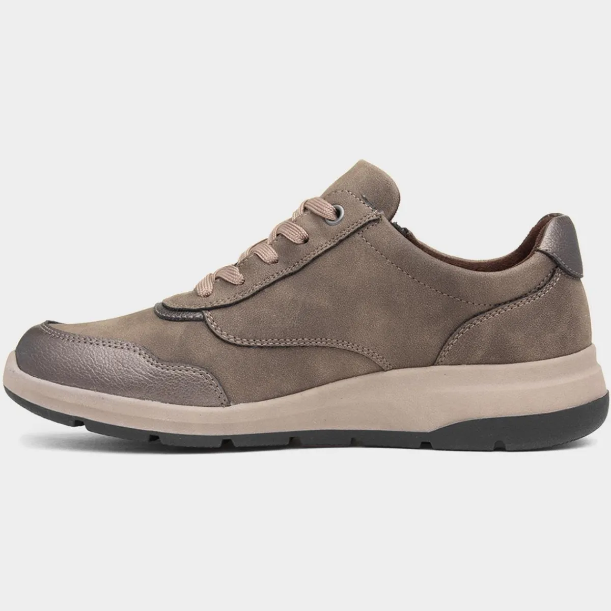 Mia Womens Taupe Casual Lace Up Shoe*Relife Sale