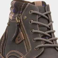 Nick Mens Brown Lace Up Ankle Boot*Relife Outlet