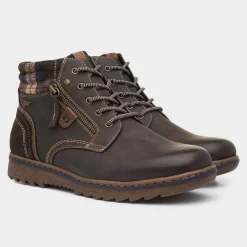 Nick Mens Brown Lace Up Ankle Boot*Relife Outlet