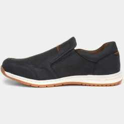 Rob Mens Navy Slip On Casual Shoe*Relife Sale