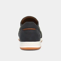 Rob Mens Navy Slip On Casual Shoe*Relife Sale