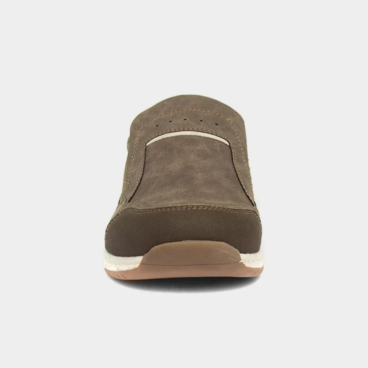 Rob Mens Taupe Slip On Casual Shoe*Relife Online