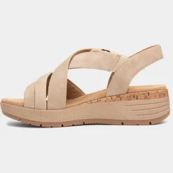 Sukie Womens Wedge Strappy Sandal*Relife New