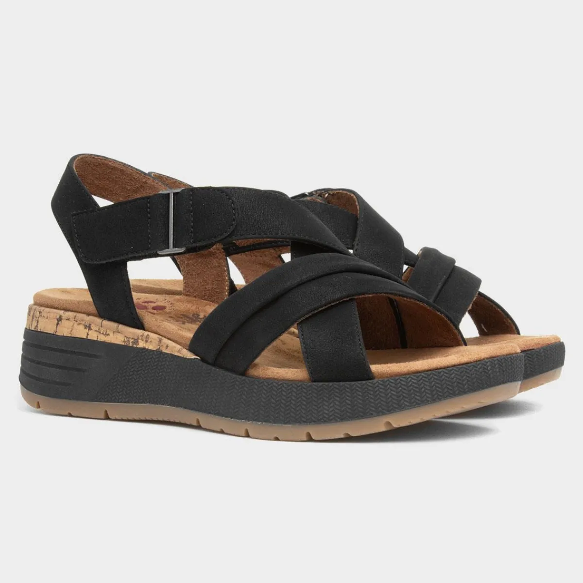 Sukie Womens Strappy Wedge Sandal*Relife Online