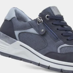 Sylvie Womens Navy Casual Shoe*Relife Discount