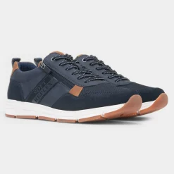 Terry Mens Navy Casual Shoe*Relife Sale