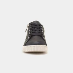 Antistress Womens Dark Navy Leather Shoe*Rieker Hot