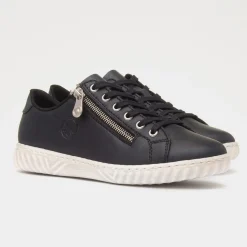Antistress Womens Dark Navy Leather Shoe*Rieker Hot