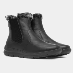 Antistress Womens Black Wedge Chelsea Boot*Rieker Hot