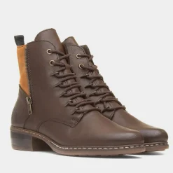 Antistress Womens Brown Ankle Boot*Rieker Hot