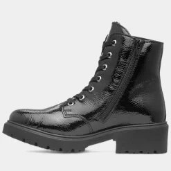 Antistress Womens Black Ankle Boots*Rieker Clearance