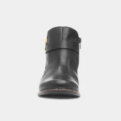 Antistress Womens Black Leather Ankle Boot*Rieker Clearance