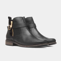 Antistress Womens Black Leather Ankle Boot*Rieker Clearance