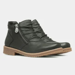 Antistress Womens Dark Green Ankle Boot*Rieker Online