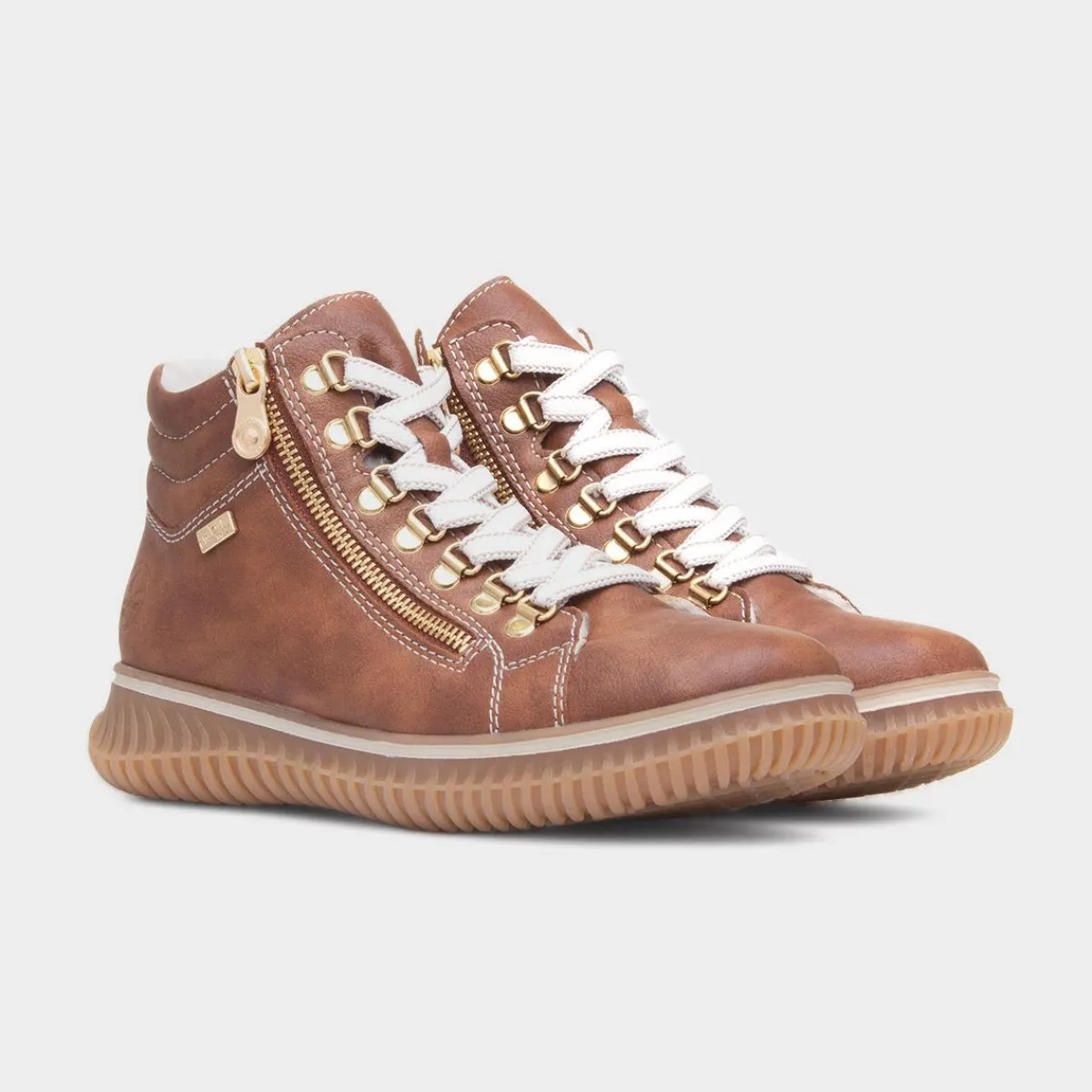 Antistress Womens Tan Ankle Boot*Rieker Online