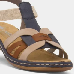 Antistress Womens Strappy Sandal*Rieker Fashion