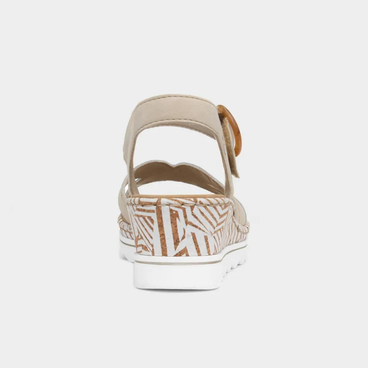 Antistress Womens Beige Wedge Sandal*Rieker Online