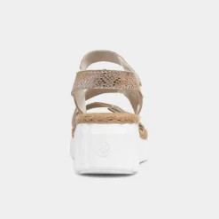 Antistress Womens Multi Wedge Sandal*Rieker Clearance