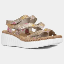 Antistress Womens Multi Wedge Sandal*Rieker Clearance