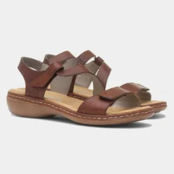 Antistress Womens Leather Sandal*Rieker New
