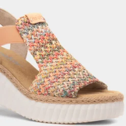 Antistress Womens Apricot Weave Sandal*Rieker Sale
