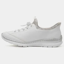 Antistress Womens White Slip On Shoe*Rieker Discount