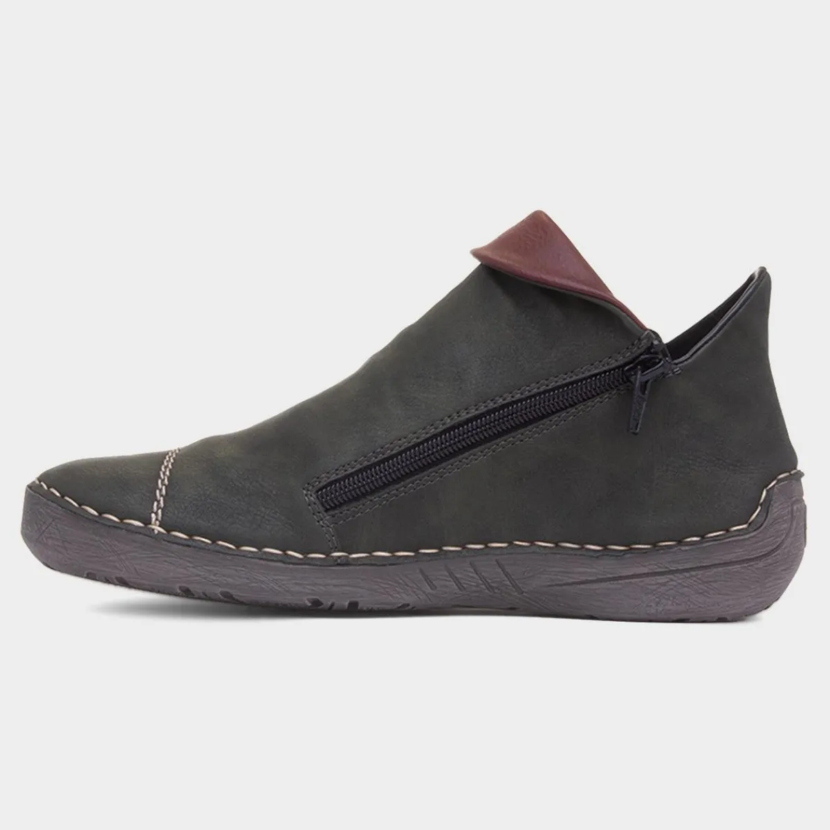 Antistress Womens Green Casual Shoes*Rieker Fashion