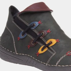 Antistress Womens Green Casual Shoes*Rieker Fashion