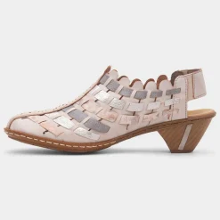 Antistress Womens Beige Heeled Shoe*Rieker Outlet