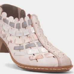 Antistress Womens Beige Heeled Shoe*Rieker Outlet