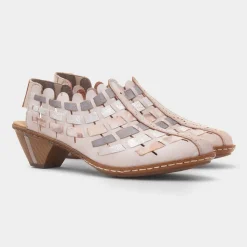 Antistress Womens Beige Heeled Shoe*Rieker Outlet