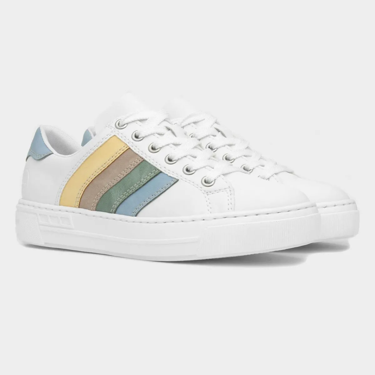 Antistress Womens White Casual Shoe*Rieker Clearance