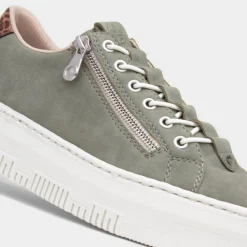 Antistress Womens Green Casual Shoe*Rieker New