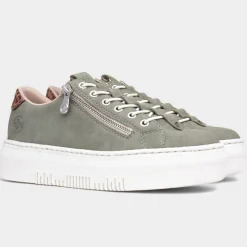 Antistress Womens Green Casual Shoe*Rieker New