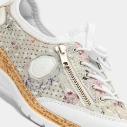 Antistress Womens White Multi Casual Shoe*Rieker Outlet
